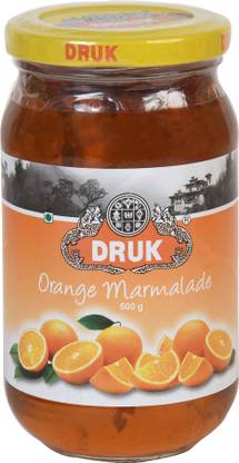 DRUK ORANGE MARMALADE GLASS JAR 500gm