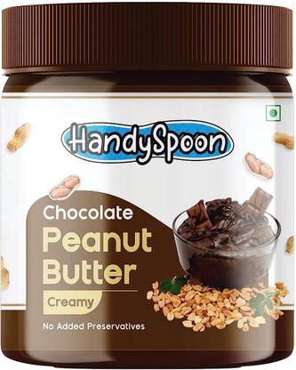 Handyspoon Chocolate Peanut Butter Creamy | No Added Preservatives |
