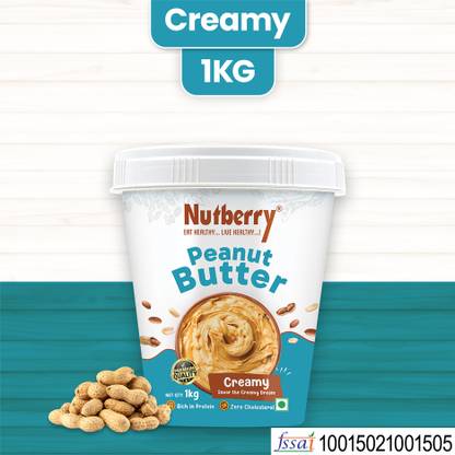 Nutberry Peanut Butter Creamy 1Kg