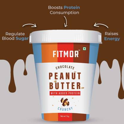Fitmor Peanut Butter CHOCOLATE CRUNCHY-1KG with added protein