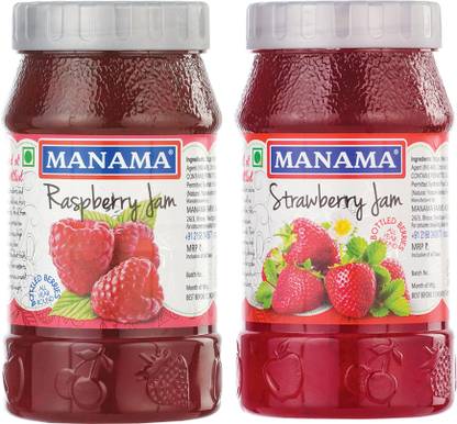 MANAMA Raspberry Jam and Strawberry Jam