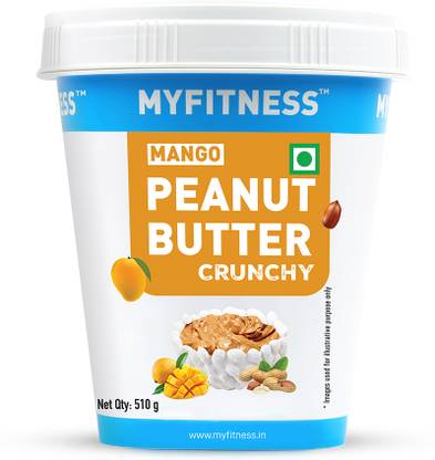 MYFITNESS PEANUT BUTTER Mango Peanut Butter Crunchy 510 g