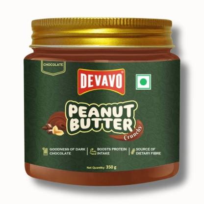 DEVAVO Chocolate Peanut Butter (Crunchy) 350 g