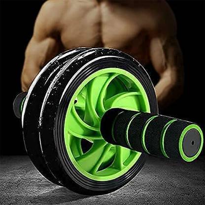 Khargadham Portable Abdominal Double Wheel Gym For Exercise Fitness Equipment Workout एब व्यायाम करने वाला