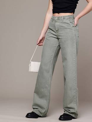 Roadster Loose Fit Women Grey Jeans