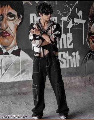 markview Relaxed Fit Men Black Jeans