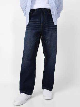 Urbano Fashion Loose Fit Men Dark Blue Jeans