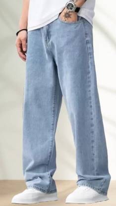mevan Loose Fit Men Light Blue Jeans