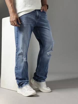 FCUK Relaxed Fit Men Blue Jeans