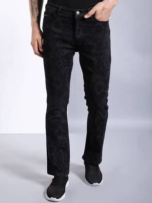The Indian Garage Co. Boot-Leg Men Black Jeans