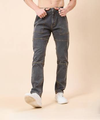 STUDIO NEXX Loose Fit Men Grey Jeans