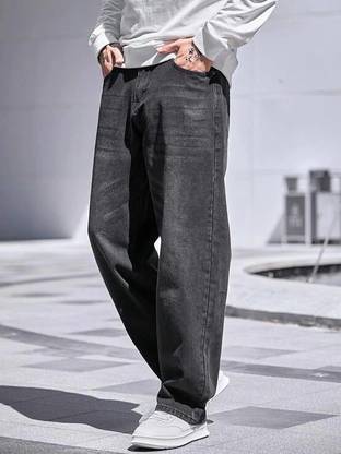 LOOKONCE Straight Fit Men Grey Jeans