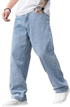 DENIM FIT Boyfriend Men Black Jeans