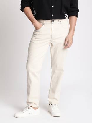 Roadster Regular Men Beige Jeans