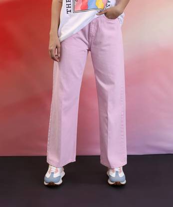 Tokyo Talkies Regular Women Pink Jeans