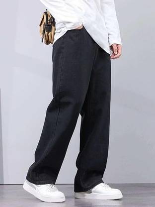 Zaba Denim Loose Fit Men Black Jeans
