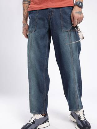 glitchez Regular Men Black Jeans