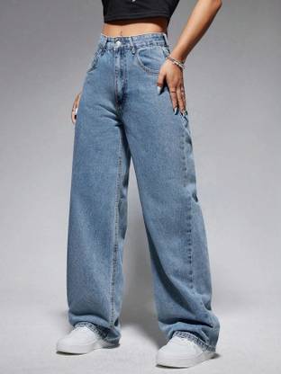 The Rivvrs co Straight Fit Women Light Blue Jeans