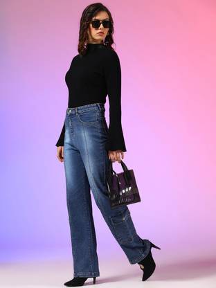 KOTTY Straight Fit Women Blue Jeans