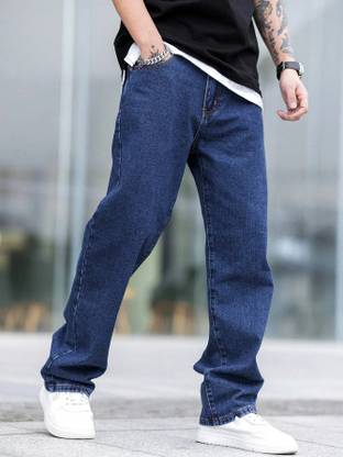 DENIM LOOK Relaxed Fit Men Blue Jeans