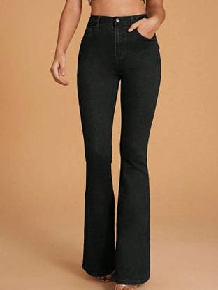 AURAWEAR Regular Women Black Jeans