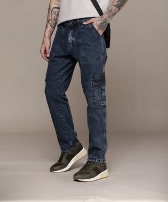 WROGN Boot-Leg Men Blue Jeans