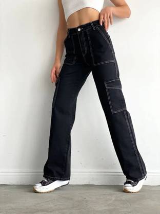 radha fashion Boot-Leg Women Black Jeans