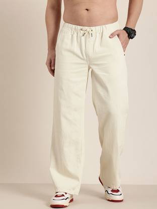 HERE&NOW Regular Men White Jeans