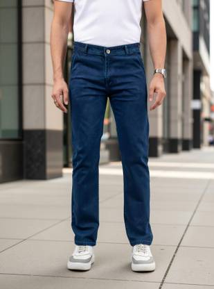 Moudlin Regular Men Dark Blue Jeans