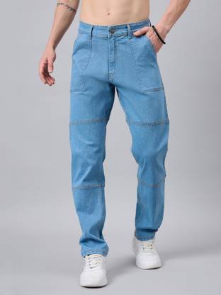 STUDIO NEXX Loose Fit Men Light Blue Jeans