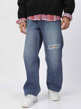Urbano Fashion Loose Fit Men Blue Jeans