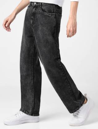 Zaba Denim Straight Fit Men Black, Grey Jeans