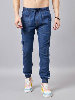 STUDIO NEXX Jogger Fit Men Dark Blue Jeans
