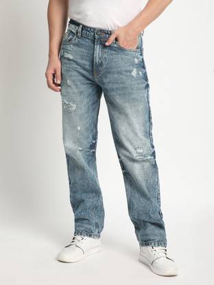 Bene Kleed Straight Fit Men Blue Jeans