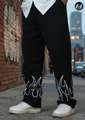 N Club Regular Men Black Jeans