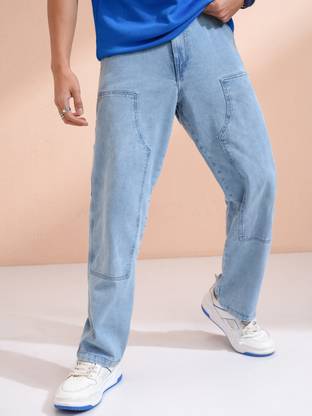 HIGHLANDER Straight Fit Men Light Blue Jeans