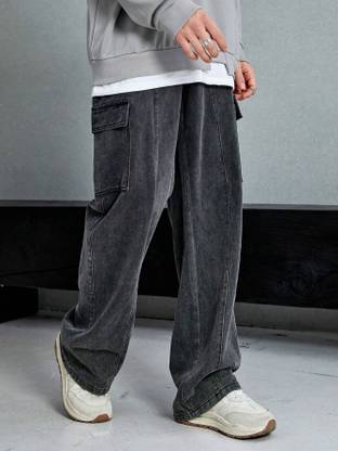 KOTTY Jogger Fit Men Dark Grey Jeans