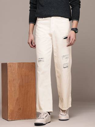 Roadster Regular Men White Jeans