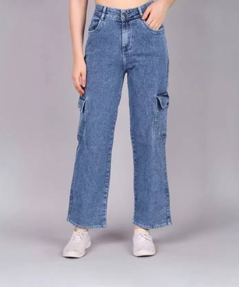 Skiiestreet Boot-Leg Women Light Blue Jeans