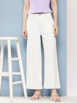 CHEMISTRY Slim Women White Jeans