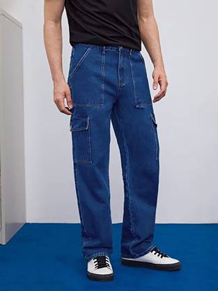 KOTTY Straight Fit Men Blue Jeans