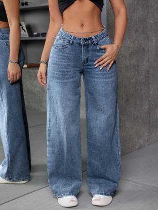 Herway Relaxed Fit Women Dark Blue Jeans