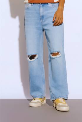 Rockwell Boot-Leg Men Light Blue Jeans