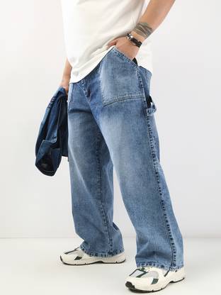 Urbano Plus Loose Fit Men Light Blue Jeans