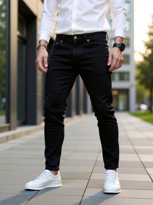 Kazamajeans Men Black Jeans