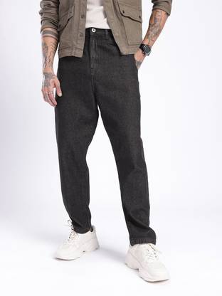 Glitchez Regular Men Black Jeans