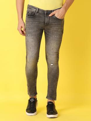 V-MART Skinny Men Grey Jeans