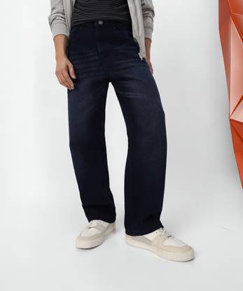 Urbano Fashion Loose Fit Men Black Jeans