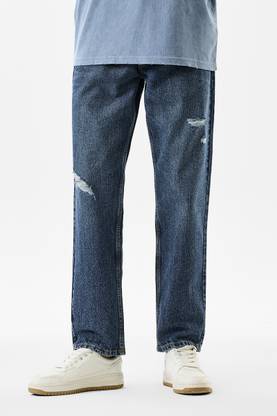 Snitch Relaxed Fit Men Blue Jeans