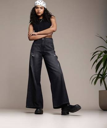 Roadster Straight Fit Women Black Jeans